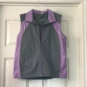 New Gray and Lavender Sport Vest